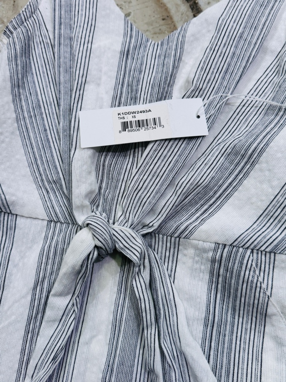 NWT! Bishop + Young Maldive Dress Blue & White Stripe - XS - Picture 7 of 13